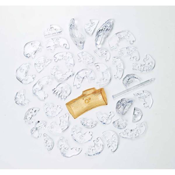 CRYSTAL PUZZLE - SOWA (BIAŁA)