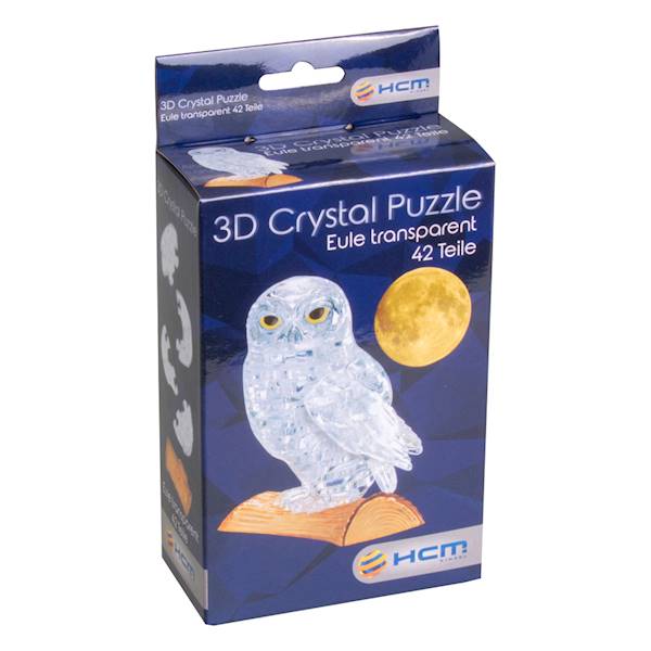 CRYSTAL PUZZLE - SOWA (BIAŁA)