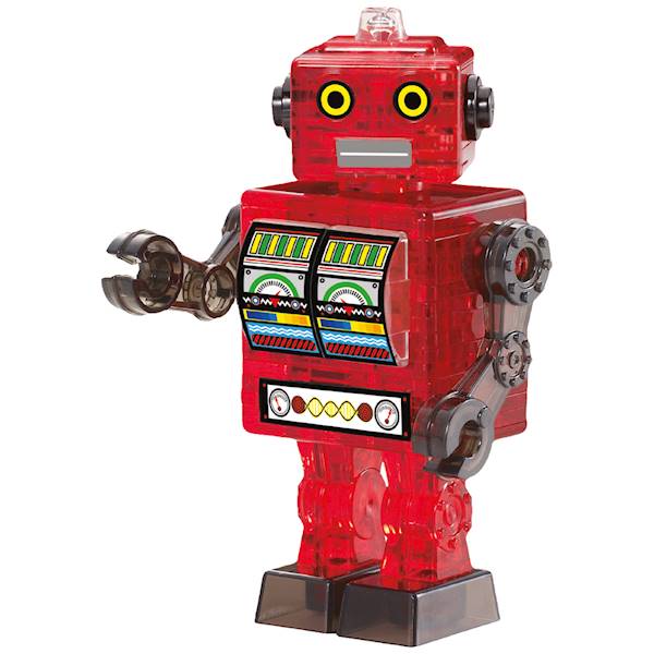 CRYSTAL PUZZLE - ROBOT (CZERWONY)