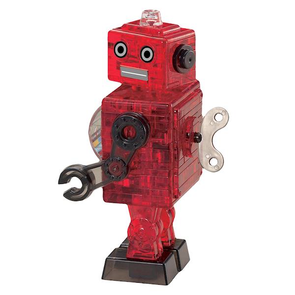 CRYSTAL PUZZLE - ROBOT (CZERWONY)