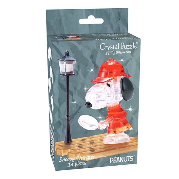CRYSTAL PUZZLE - SNOOPY DETEKTYW