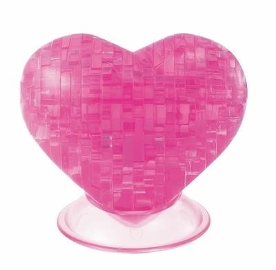 CRYSTAL PUZZLE - SERCE (RÓŻOWE)