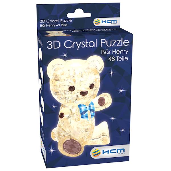 CRYSTAL PUZZLE - MIŚ HENRY (BRĄZOWY)