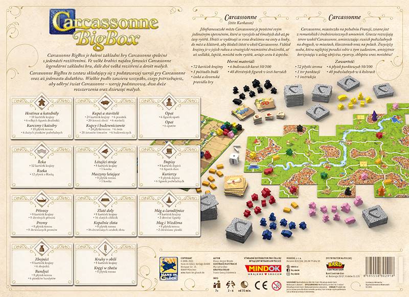 CARCASSONNE BIG BOX 6 PL