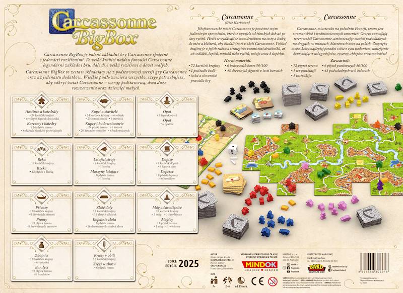 CARCASSONNE BIG BOX 6 PL