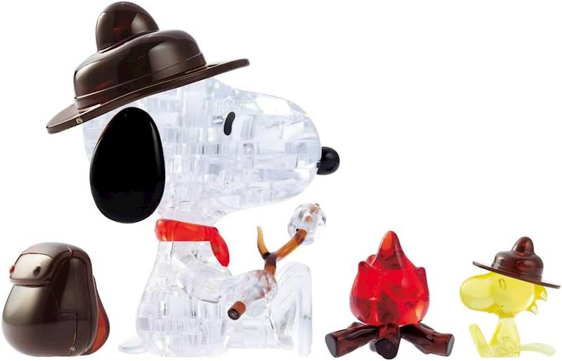 CRYSTAL PUZZLE - SNOOPY CAMPING