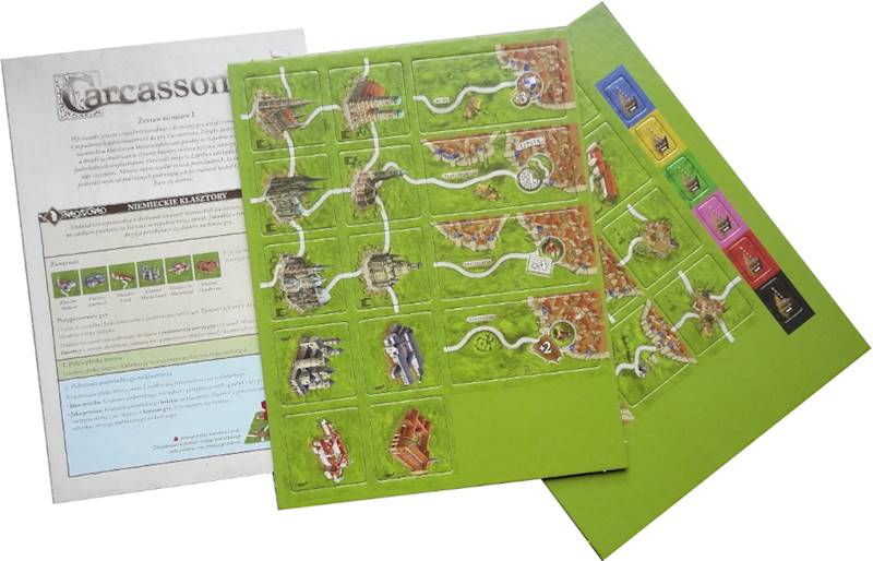CARCASSONNE - ZESTAW ROZSZERZEŃ I