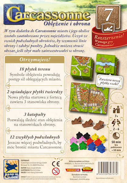 CARCASSONNE PL 3 ED. 7. OBLĘŻENIE I OBRONA