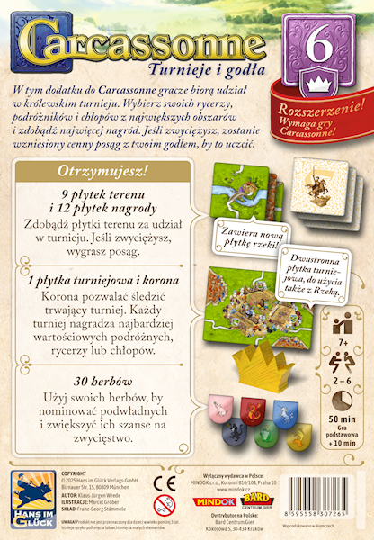 CARCASSONNE PL 3 ED. 6.TURNIEJE I GODŁA