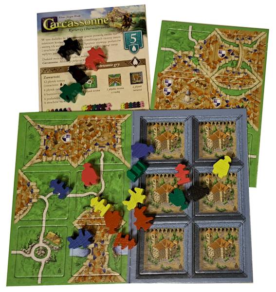 CARCASSONNE PL 3 ED. 5. KURIERZY I BURMISTRZOWIE