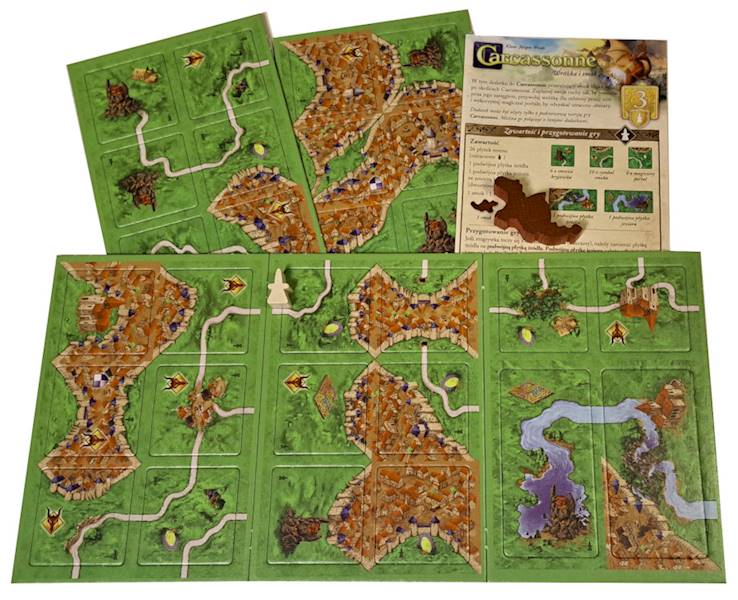 CARCASSONNE PL 3 ED. 3.WRÓŻKA I SMOK