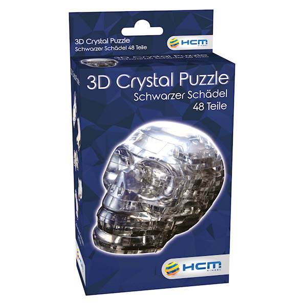 CRYSTAL PUZZLE - CZASZKA (CZARNA)
