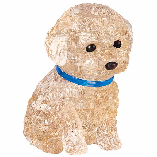 CRYSTAL PUZZLE - PUDEL (MORELOWY)