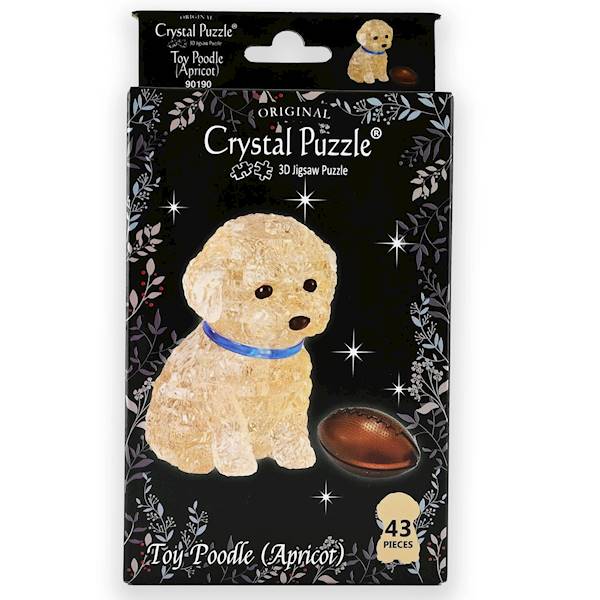 CRYSTAL PUZZLE - PUDEL (MORELOWY)