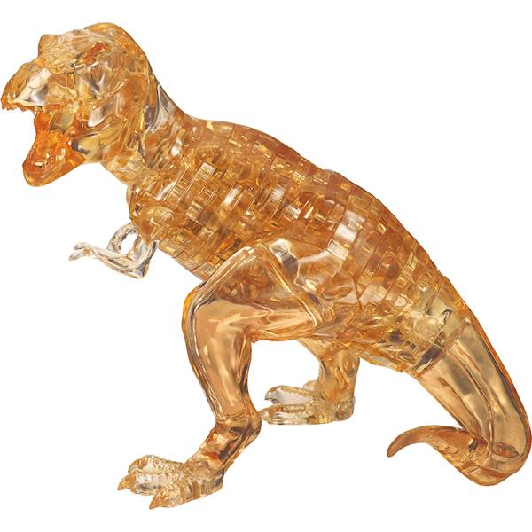 CRYSTAL PUZZLE - DINOZAUR T-REX (BRĄZOWY)
