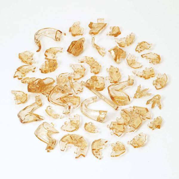CRYSTAL PUZZLE - DINOZAUR T-REX (BRĄZOWY)