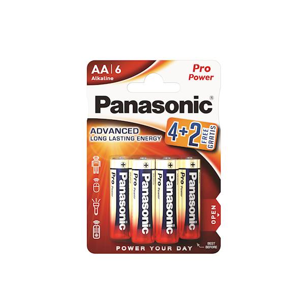 ..PANASONIC LR6 /4+2 /72 PRO POWER GOLD