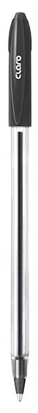 Długopisy CLARO SENSATION C-101 BLACK1mm opk=50szt