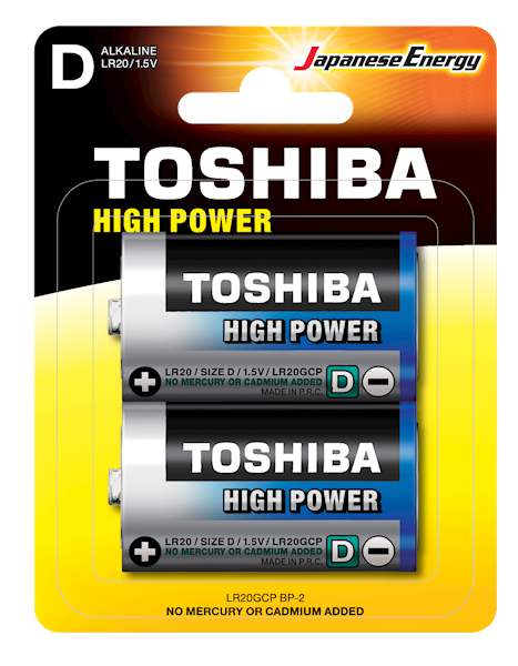 TOSHIBA LR20 /2 BL HIGH POWER /20-80/