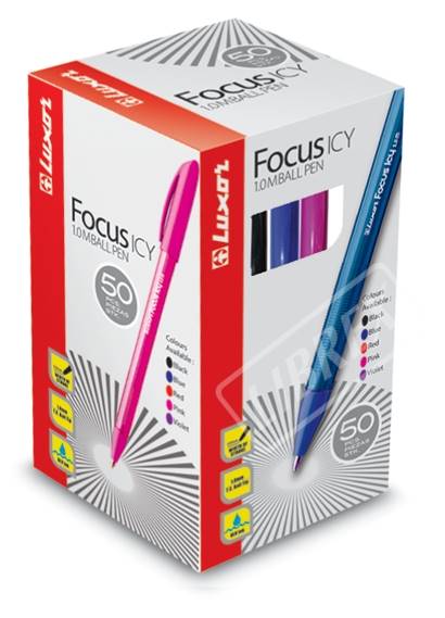 LUXOR FOCUS CZERWONY 1.0 mm /opk=50 szt.