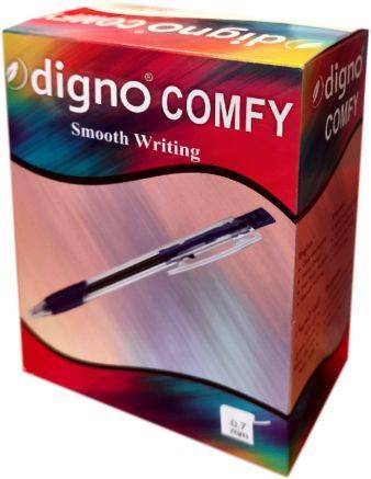 Długopisy DIGNO COMFY MAT BLACK/ 0.7mm /opk=50 szt