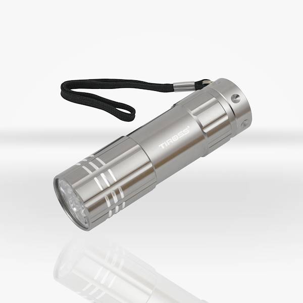 TS-732 LATARKA METAL 9LED 30m na 3x AAA  12/144