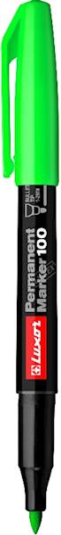 LUXOR PERMANENT MARKER 100 GREEN/ opk=10 szt