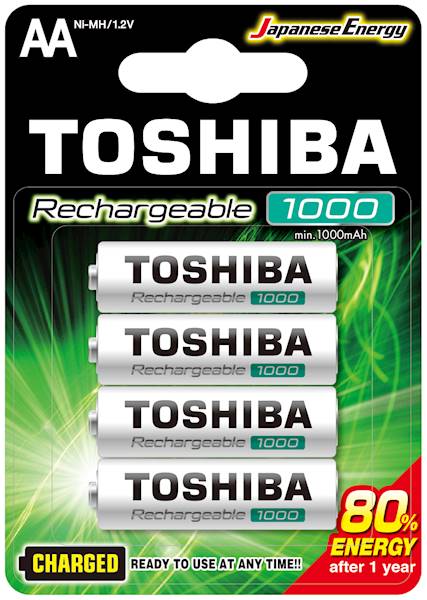 AKUM.TOSHIBA.HR6/4 1000 mah R2USE/40-400