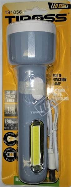 TS-1856  MAŁA KOLOR ŁAD.3W+2W COB USB /30/120