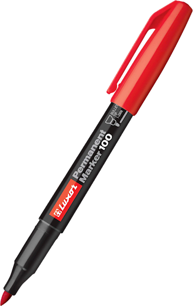 LUXOR PERMANENT MARKER 100 MIX color/BOX=48 szt