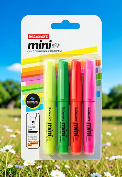 LUXOR MINI HIGHLITER MIX color(4000)/BL=4 szt.(IM)