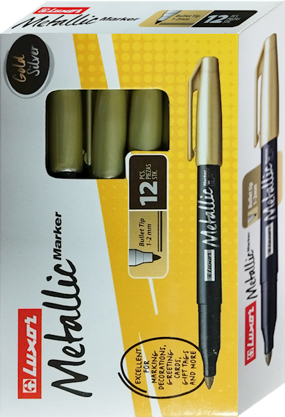 LUXOR MARKER  METALIC GOLD (3485)/opk= 12 szt.