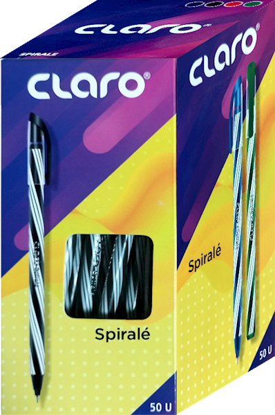 CLARO SPIRALE BLACK  0.7 mm /opk=50 szt.