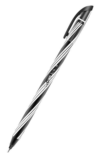 Długopisy CLARO SPIRALE BLACK  0.7 mm /opk=50 szt.