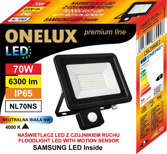 NAŚ.ONELUX 70W 6300lm 4000K d.Sams.sensorNL70NS