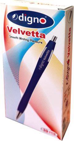 Długopisy DIGNO VELVETTA RED Aut. 0.7mm/10=kpl IM