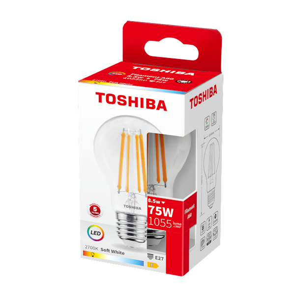 LED TOS.FILAMENT A60 E27 8.5W 1055lm 2700K /75W