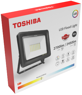 Naświetlacz TOSHIBA FLODLIGHT 30W 2450lm 4000K /B