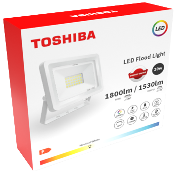 Naświetlacz TOSHIBA FLODLIGHT 20W 1530lm 4000K /W