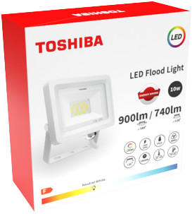 Naświetlacz TOSHIBA FLODLIGHT 10W 740lm 4000K /W