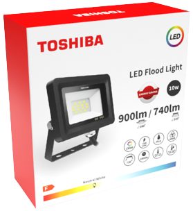 Naświetlacz TOSHIBA FLODLIGHT 10W 740lm 4000K /B
