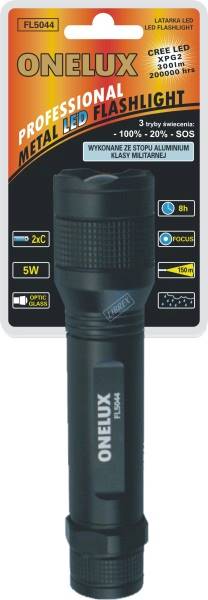 FL5044 LATARKA ONELUX L.CREE 5W/2*C/focus ALUM/40 
