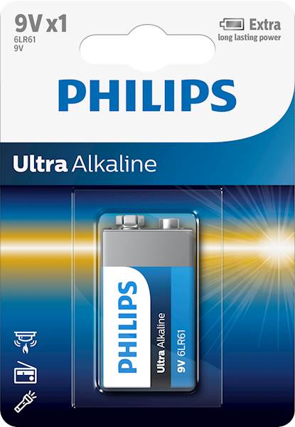 PHILIPS 6LR61/1 BL EXTREME / ULTRA (9V)/12