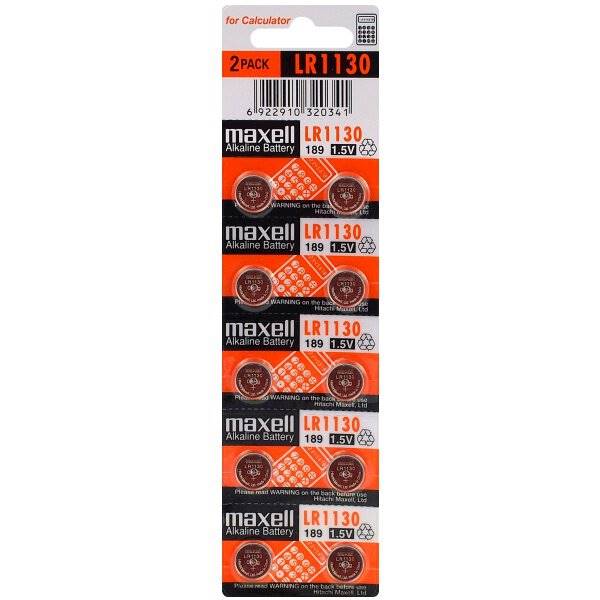 MAXELL LR 1130/ LR54 /189 ALK /10 /200