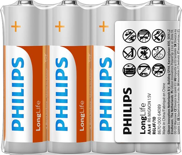 ..PHILIPS LONGLIFE R6/4/ TRAY /48-144/