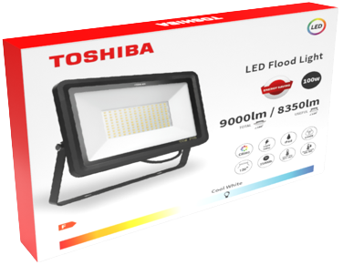 Naświetlacz TOSHIBA FLODLIGHT 100W 8350lm 6500K /B