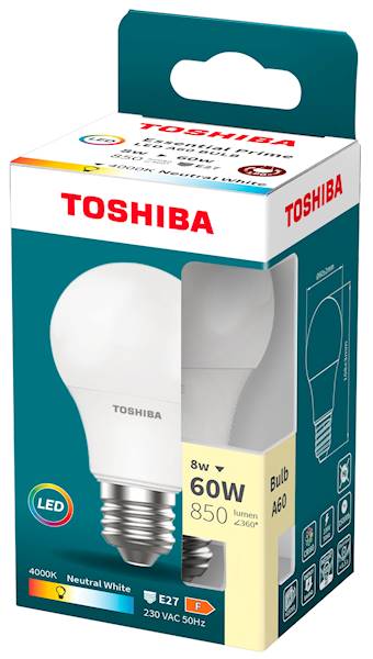 LED TOS.ESENTIAL A60 E27 8W 60W 4000K 850lm/5/80