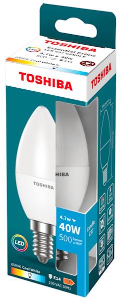 LED TOS.ESENTIA C37 E14 4.7W 40W 6500K 500lm/5/100
