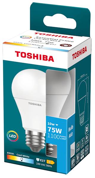 LED TOS.ESENTIA A60 E27 10W 75W 6500K 1100lm/5/80