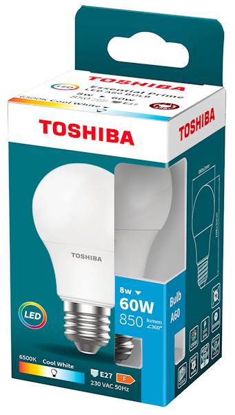 LED TOS.ESENTIAL A60 E27 8W 60W 6500K 850lm/5/80